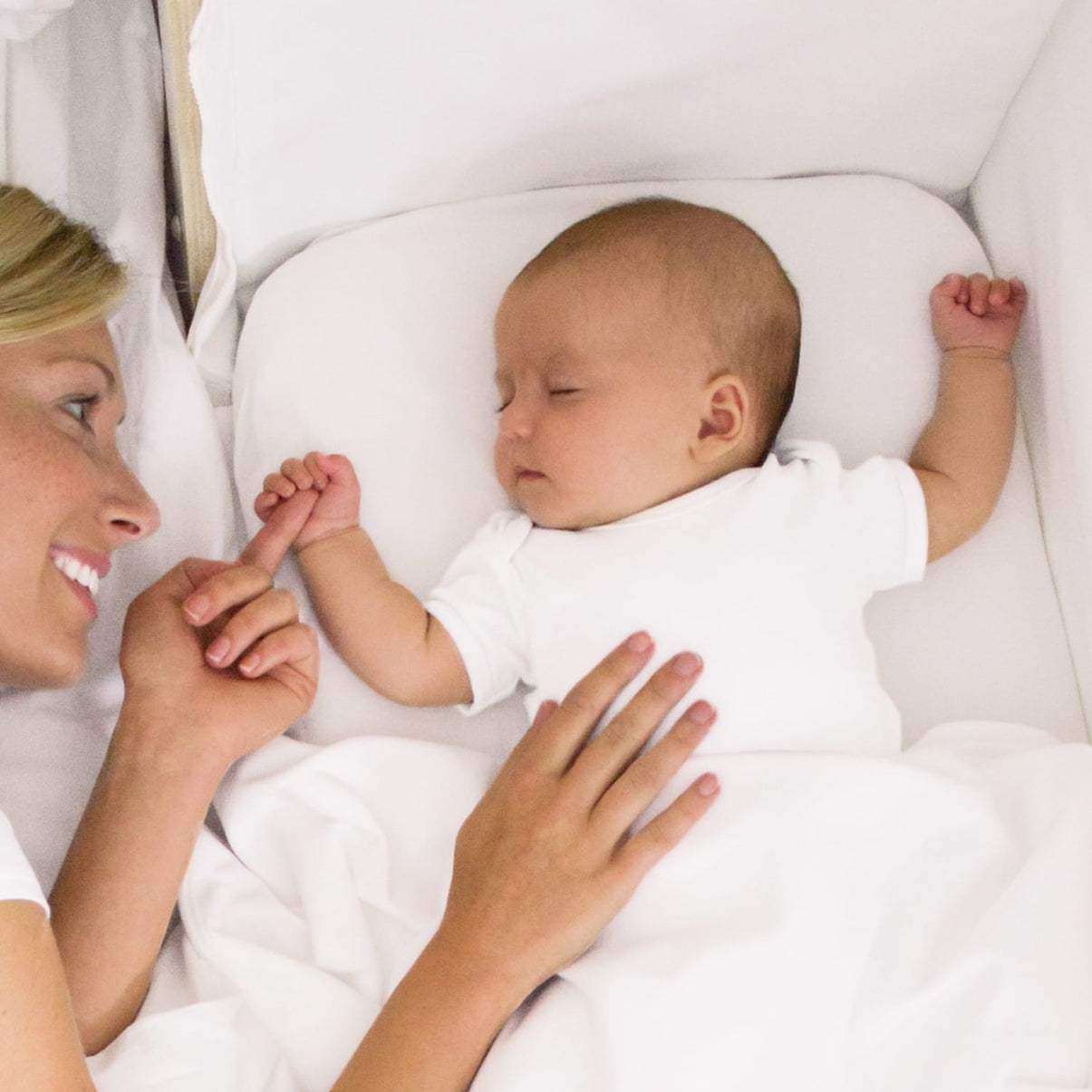 Snuz Bedding Set Crib White - Pack of 3