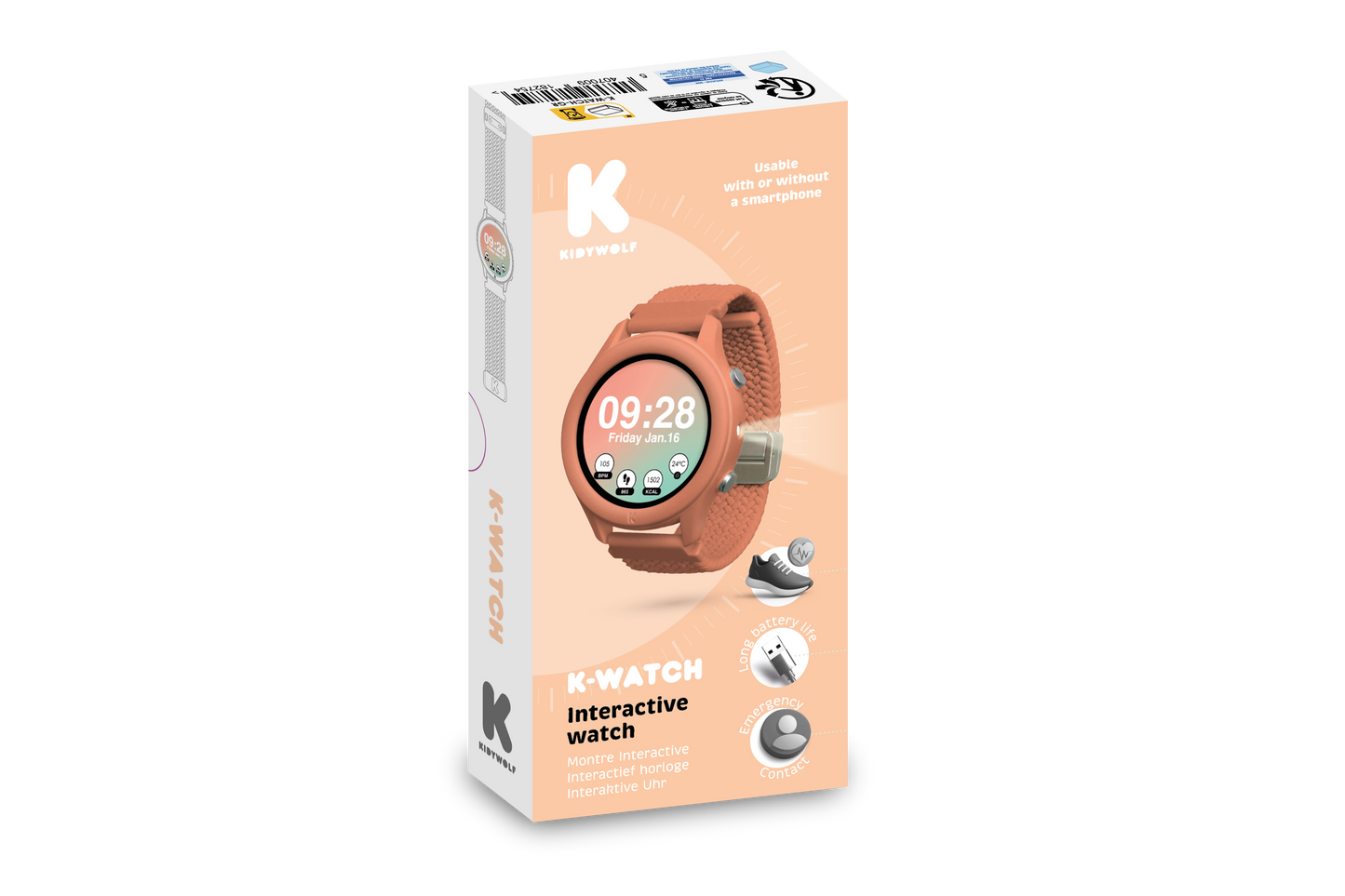 K-WATCH - Interactive Watch - Coral