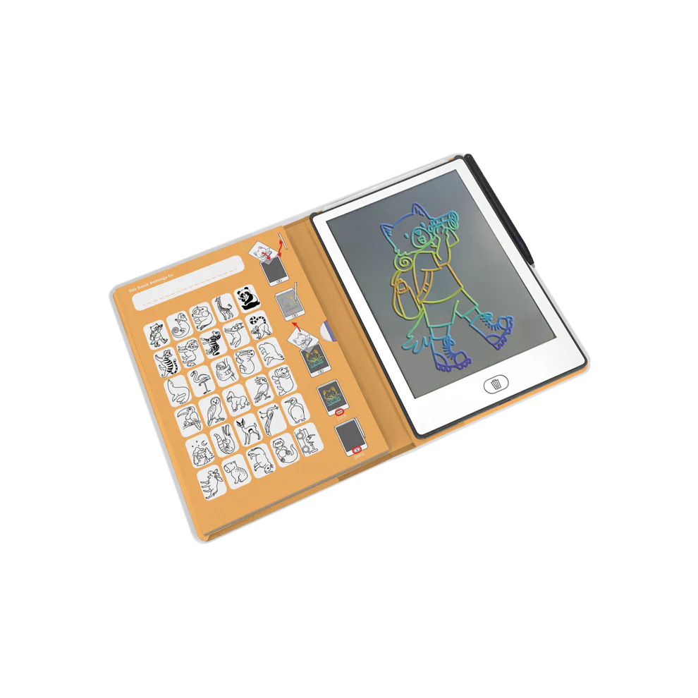 Kidydraw-Mini Lcd Tracing Book - Animals