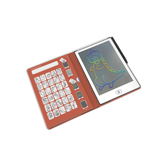 Kidydraw-Mini  Lcd Tracing Book - Dino'S