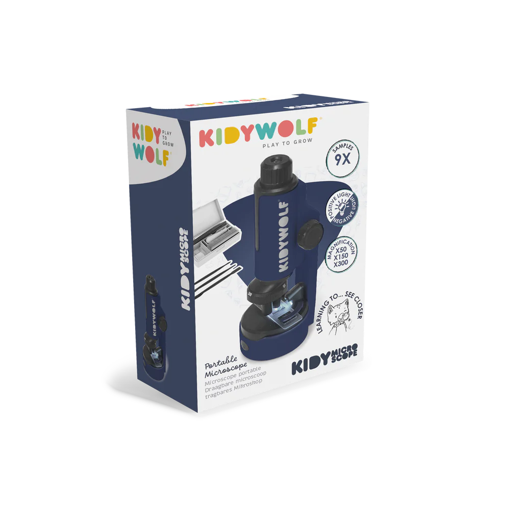 Kidymicroscope - Portable Microscope - Blue