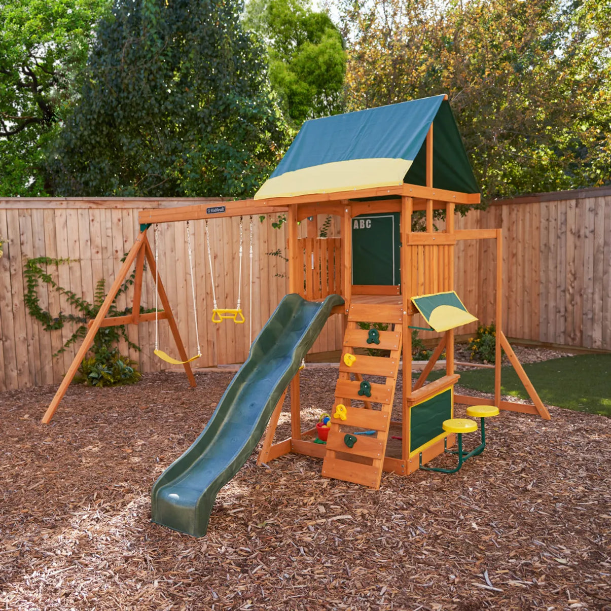 Brightside Wooden Swing Set / Playset