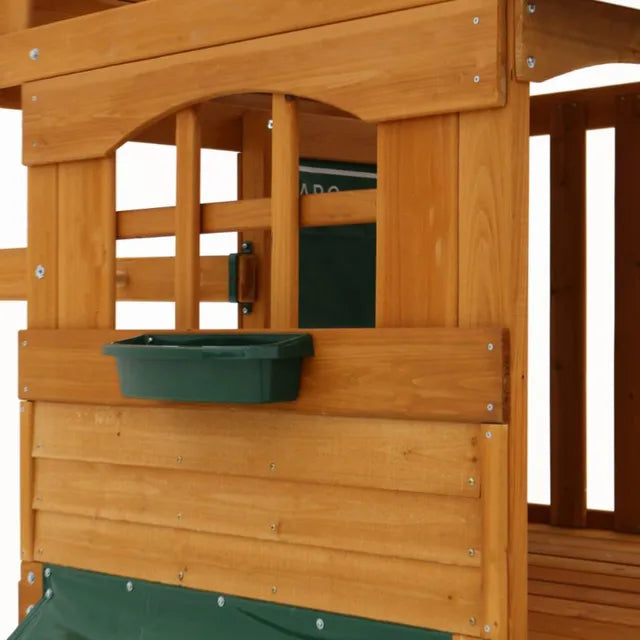 Ridgeview Deluxe Clubhouse Wooden Swing Set / Playset