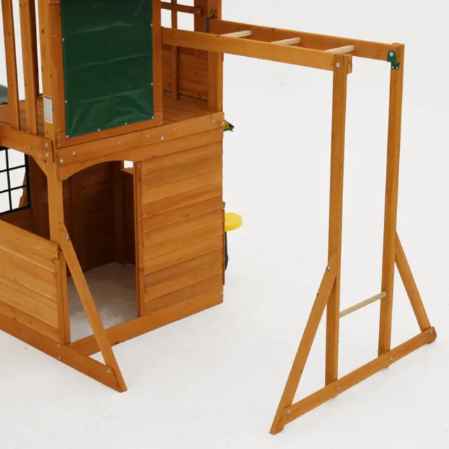Ridgeview Deluxe Clubhouse Wooden Swing Set / Playset