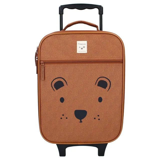 Trolley suitcase Kidzroom Brown Bear