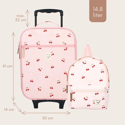 Trolley suitcase Kidzroom Cherries