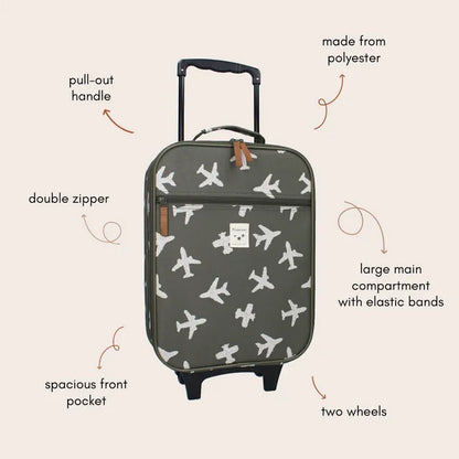Trolley suitcase Kidzroom Planes