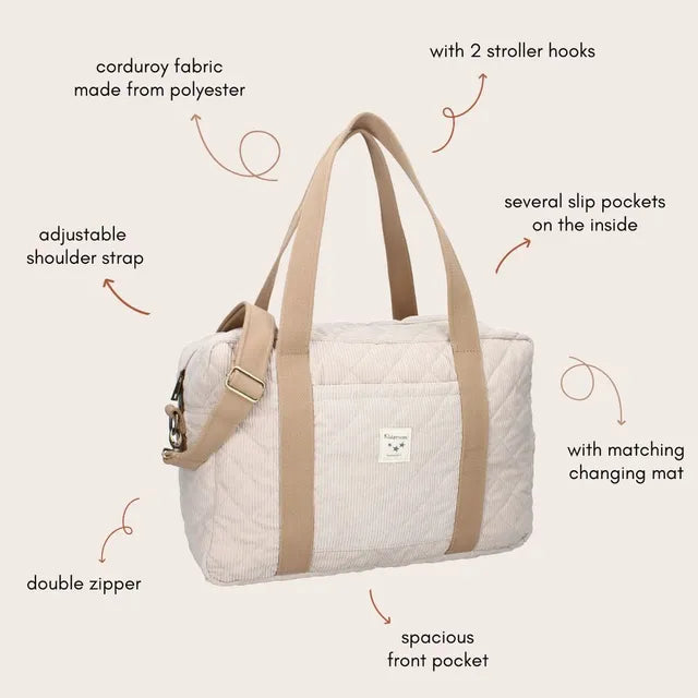 Diaper bag Kidzroom Care Milan, Beige