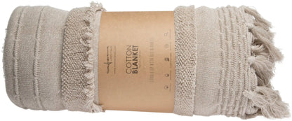 Knitted blanket Air Dune White