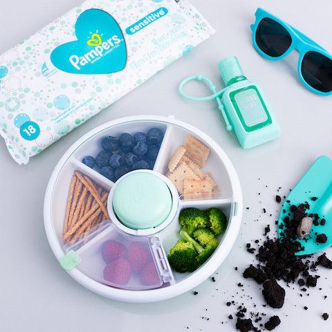 Kids Baby Spinner Meal & Snack Box - Blue