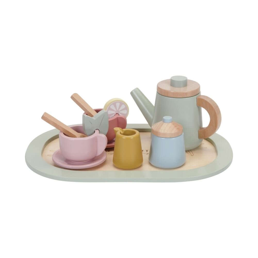 Wooden Tea Service Set