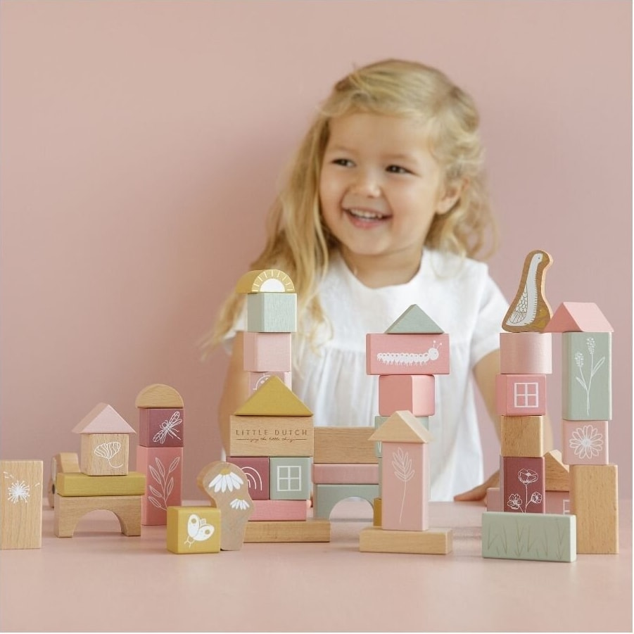 Building Blocks Pink