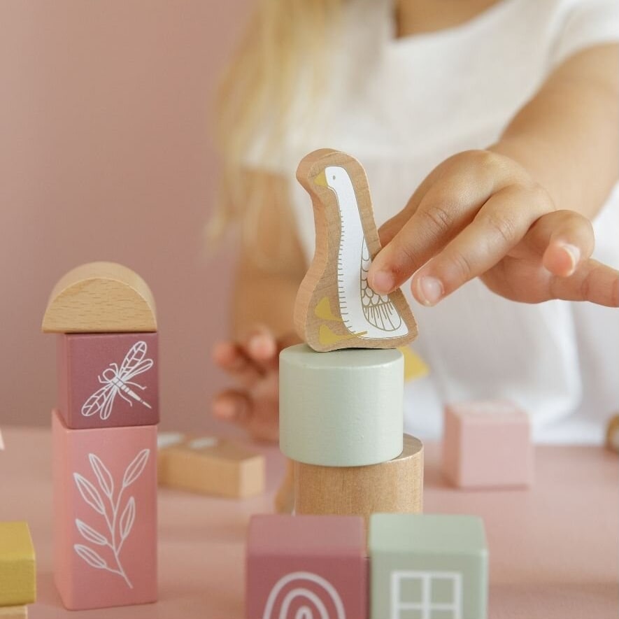 Building Blocks Pink