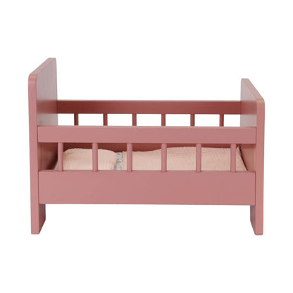 Wooden Doll Bed with Blanket Set