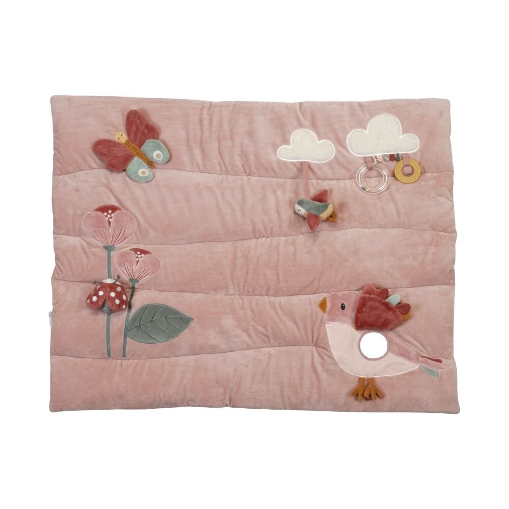 Playpen Mat Flowers & Butterflies