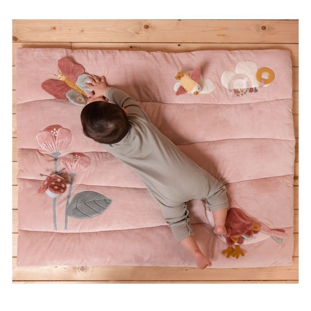 Playpen Mat Flowers & Butterflies