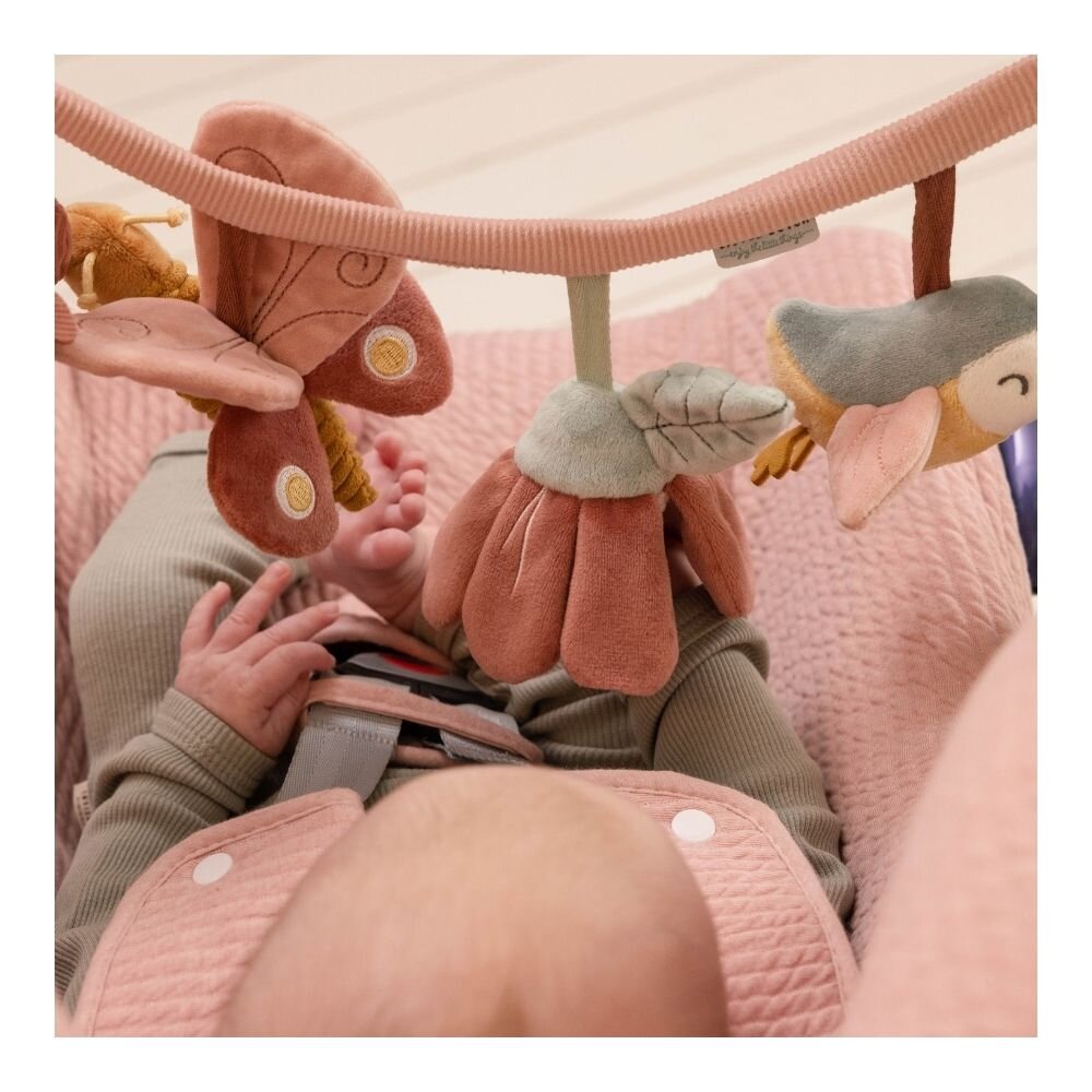 Stroller Toy Chain Flowers & Butterflies