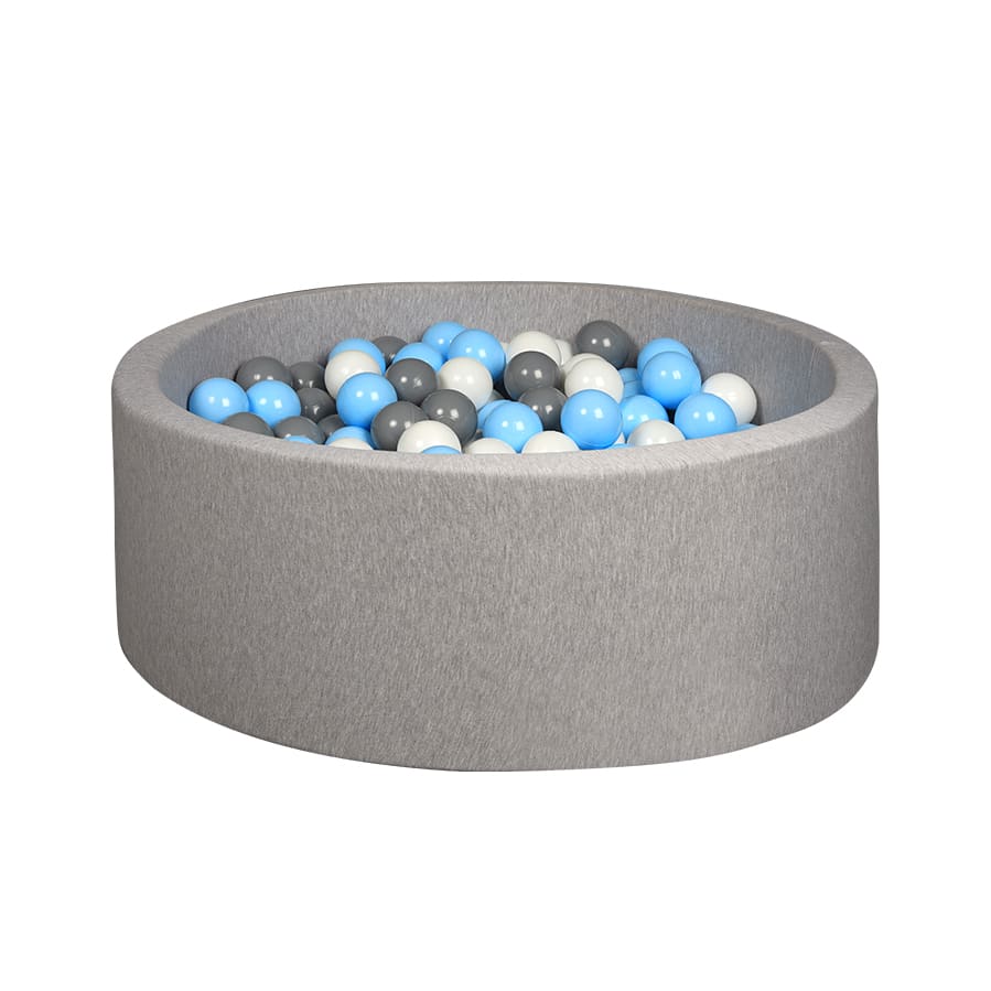 Light Grey Ball Pit Blue Grey White Balls Light Grey Elli Junior