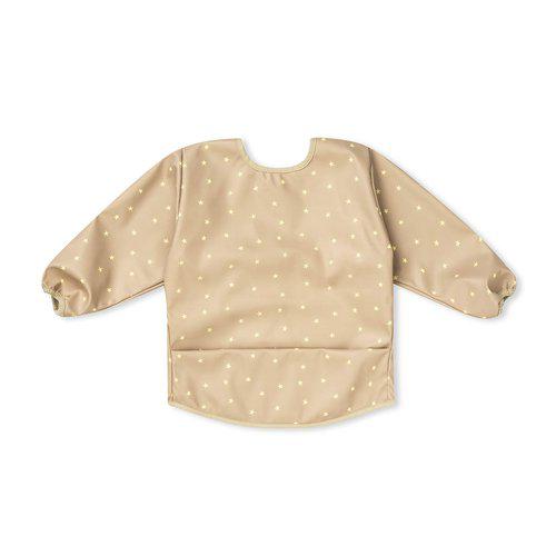 Longsleeved Baby Bib - Lemon Sprinkles