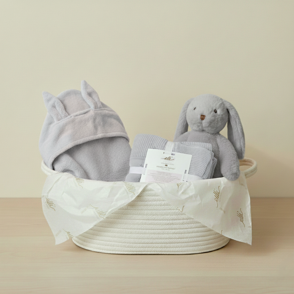 Little Lux Comfort Gift Set with Rope Basket