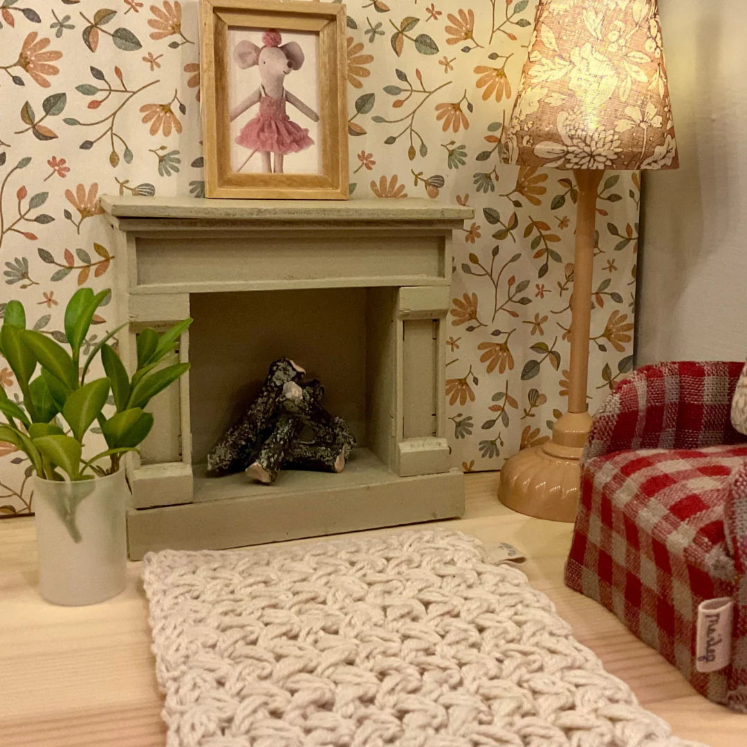 Fireplace Mouse - Off White