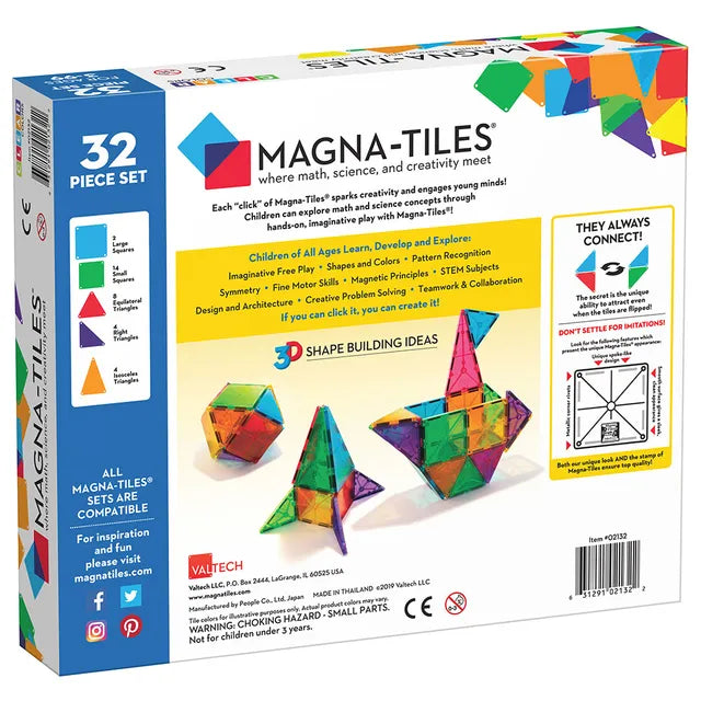 Clear Colors 32 Piece Set