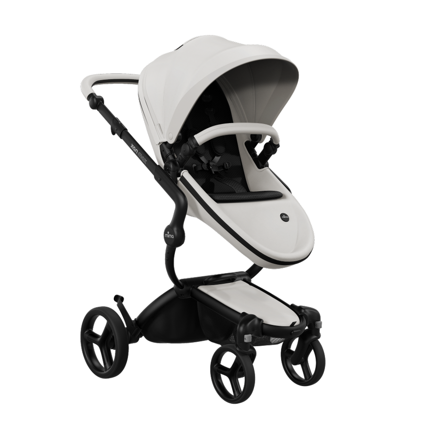 Mima Xari Max Black Frame + Snow White Seat Box + Black Starter Pack
