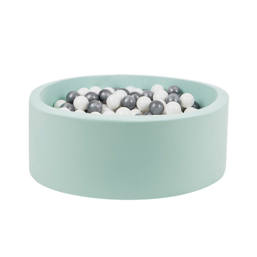 Mint Ball Pit - Silver/White Balls - Mint