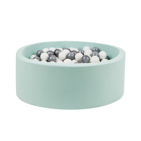 Mint Ball Pit - Silver/White Balls - Mint