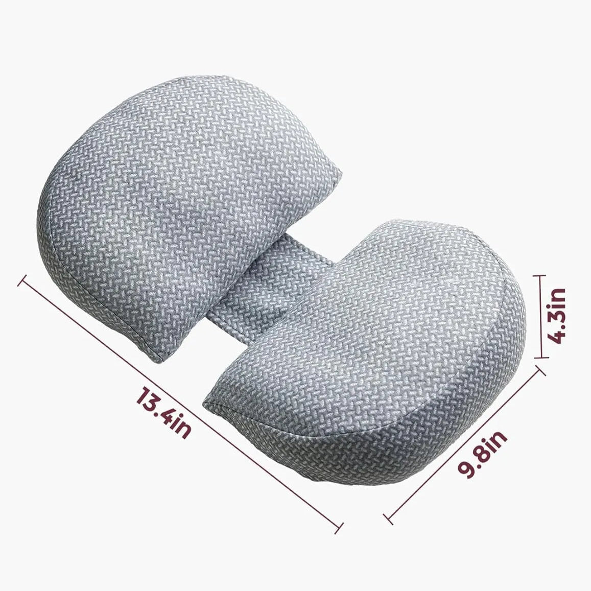 Portable Maternity Pillow for Side Sleeper, Support for Back, Belly, Hips