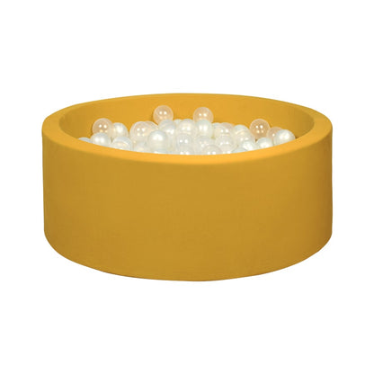 Mustard Ball Pit - Pearl/Clear Balls - Mustard