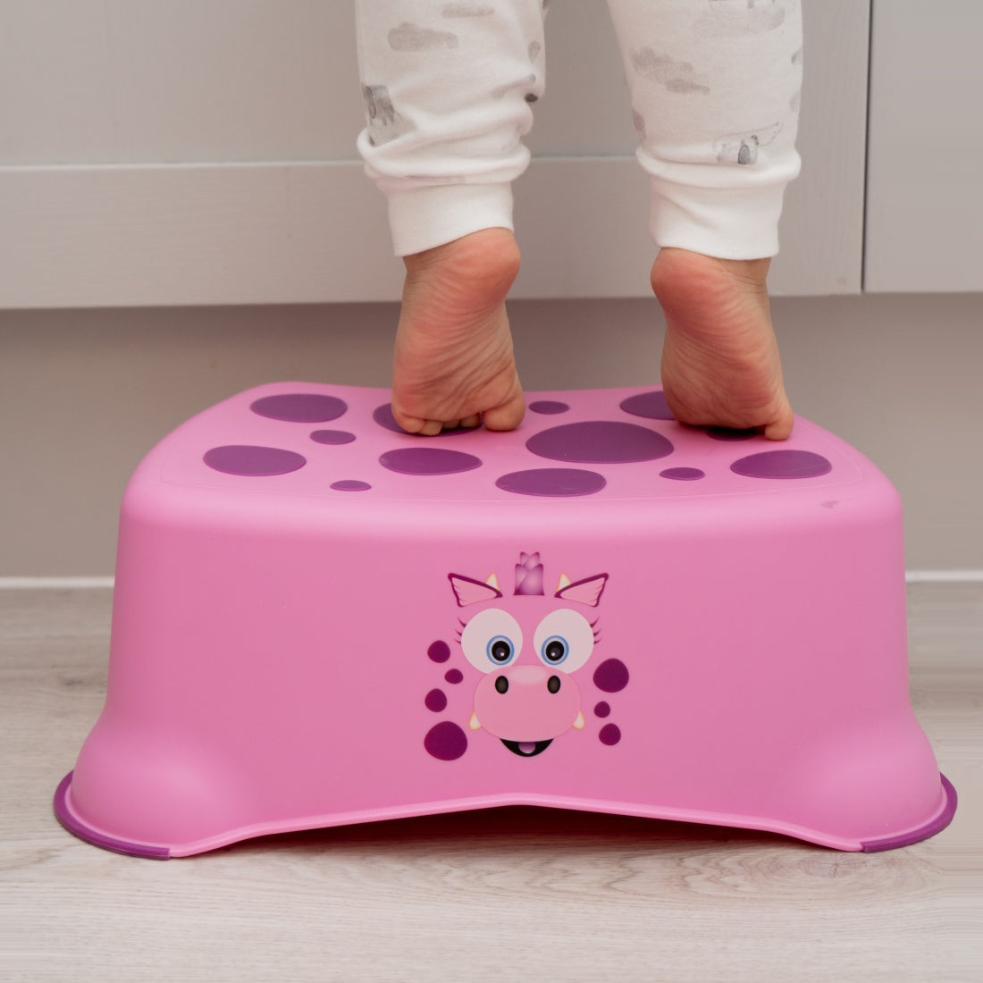 My Little Step Stool- Pink Dragon
