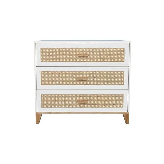 Nami Rattan Chest Of Drawer - Neige- PRE ORDER