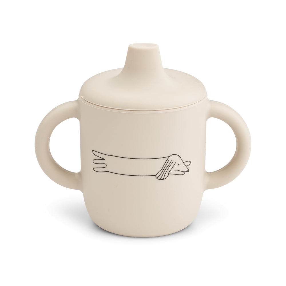 Neil Sippy Cup - Dog / Sandy