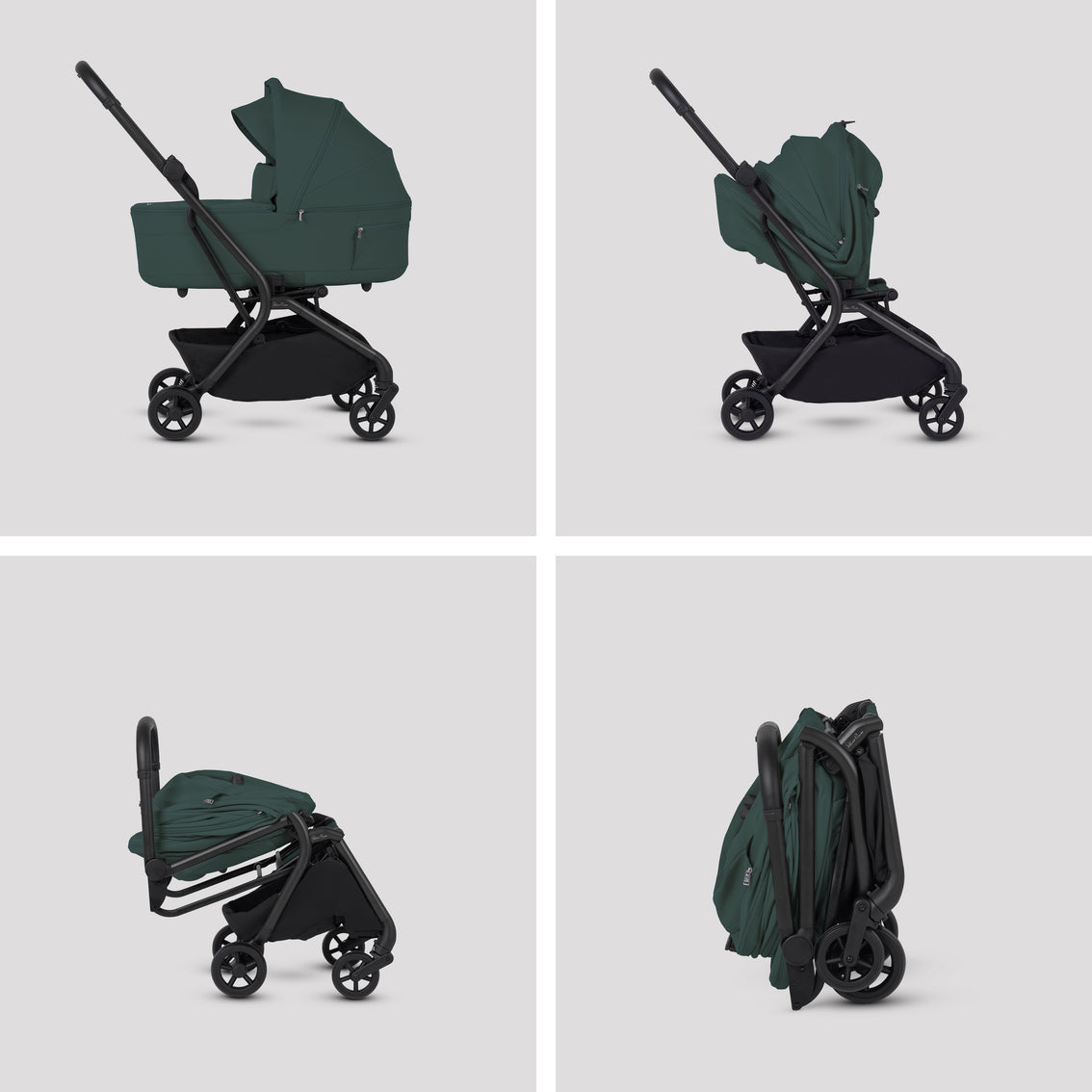 Silver Cross - Nia Baby Carry Cot - Conifer