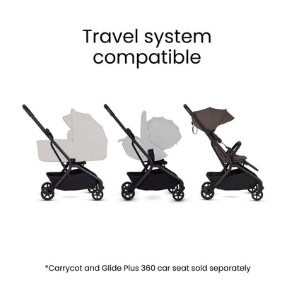 Silver Cross - Nia Compact Stroller - Chocolate