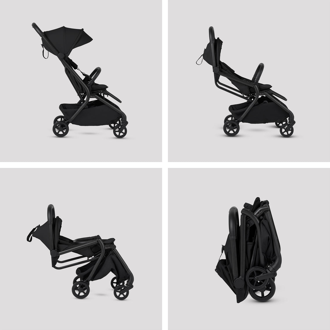 Silver Cross - Nia Compact Stroller - Onyx