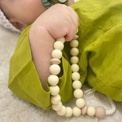 Silicone Misbah Teether Beige