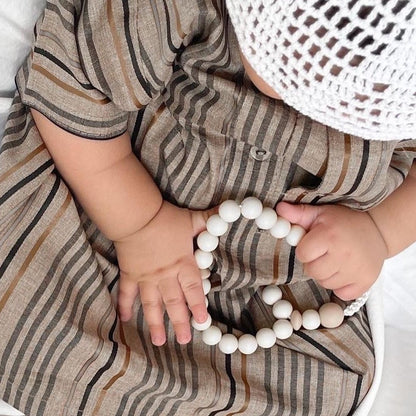 Silicone Misbah Teether Beige