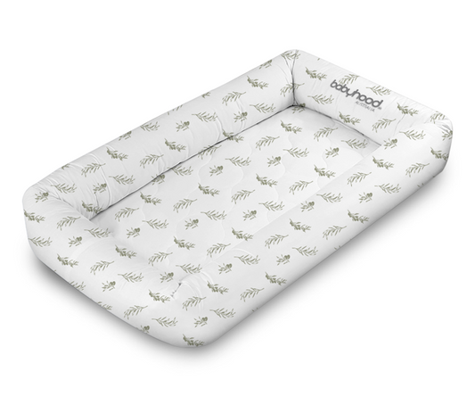 Amani Bebe Jersey Cotton Cradle Fitted Sheet - Olive