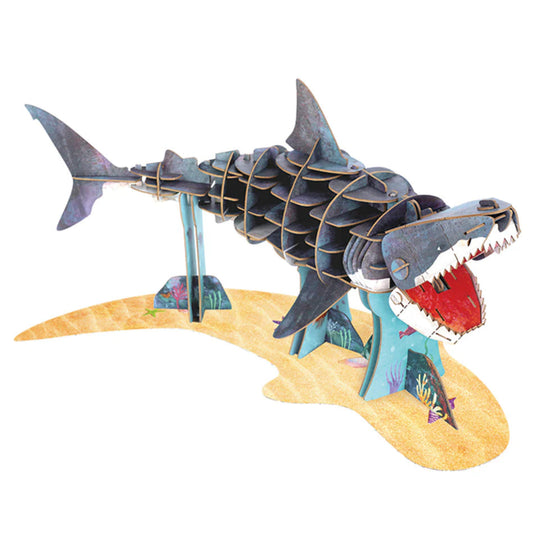 Eco 3D Puzzle-Great White Shark (Deluxe)