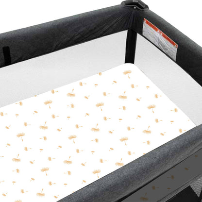 Amani Bebe Jersey Cotton Compact Fitted Sheet - Dandelion