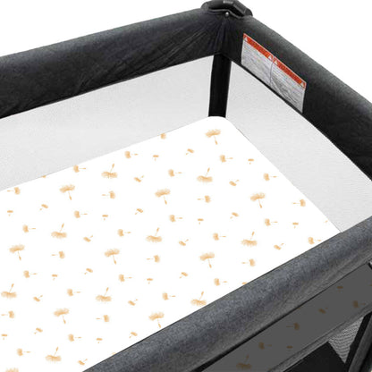 Amani Bebe Jersey Cotton Standard Fitted Sheet - Dandelion