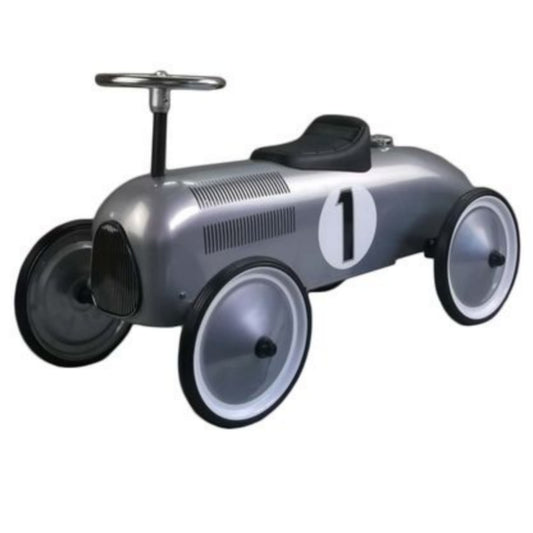 Ride-on Vintage Car Grey- PRE ORDER