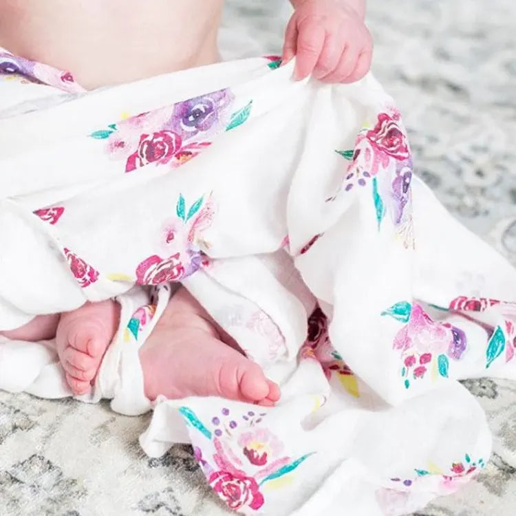 Bamboo Swaddle - Posies