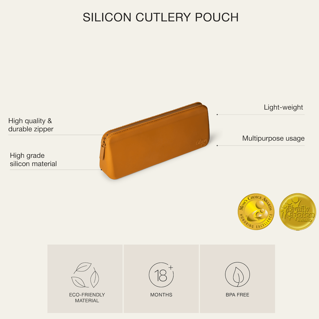 2023 Silicone Cutlery Pouch