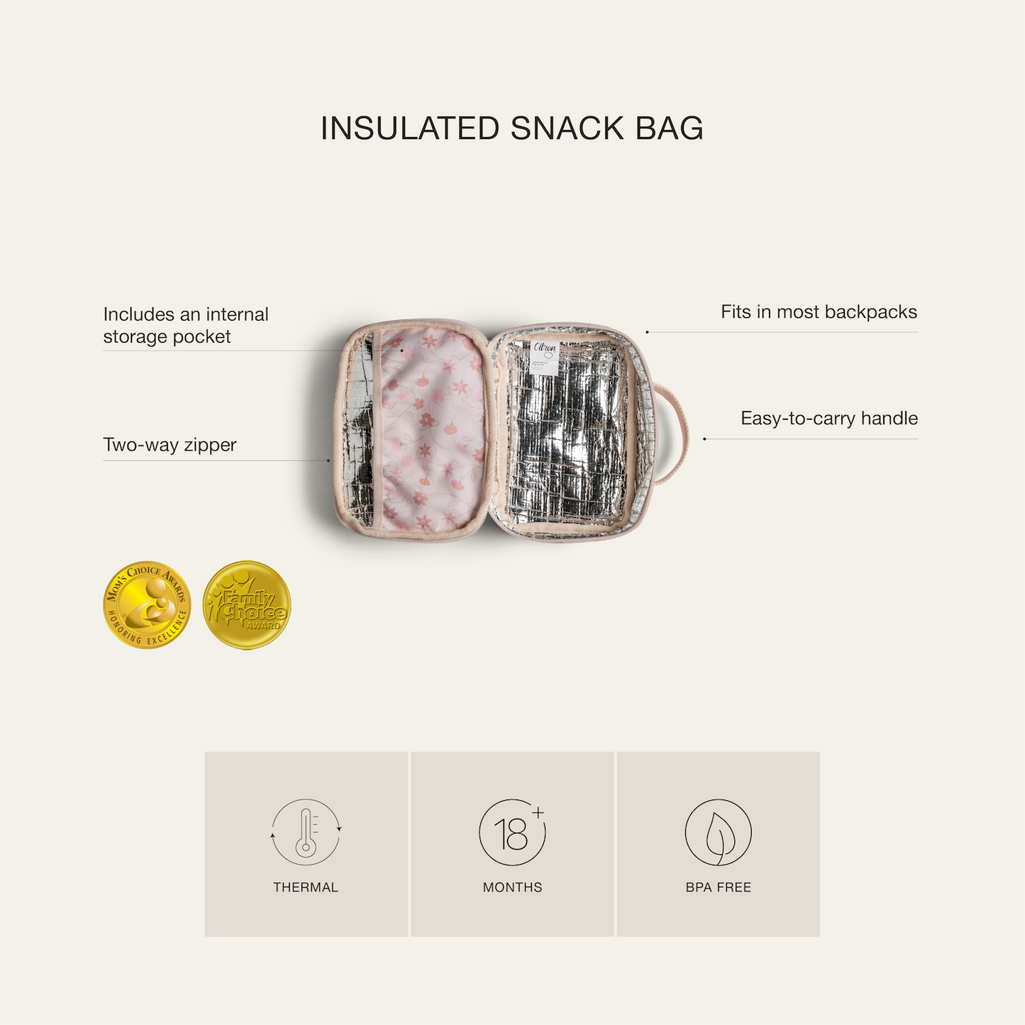 2023 Insulated Snack Bag