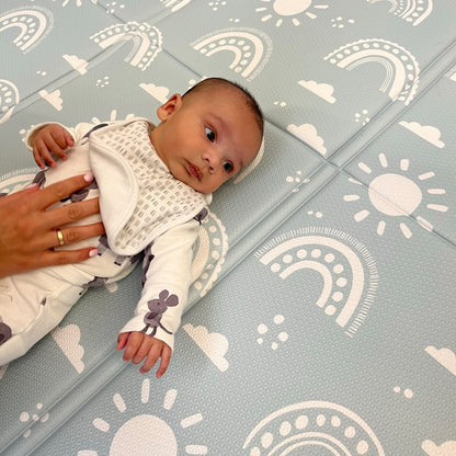 Rainbow Confetti Foldimat Playmat 130X130Cm