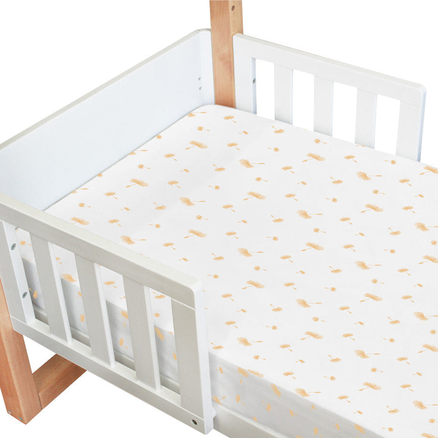 Amani Bebe Jersey Cotton Compact Fitted Sheet - Dandelion