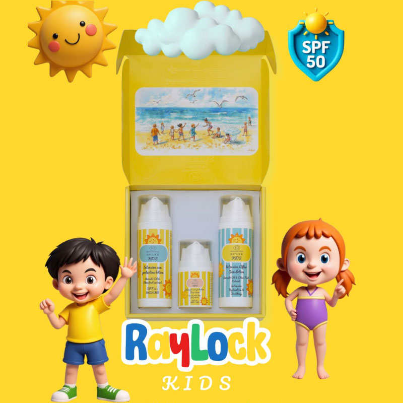 RayLock Kids Gift box 3/1 – SPF 50+ SunCare + After Sun Nourishment